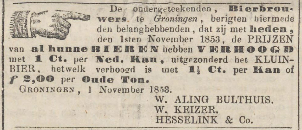 Leeuwarder courant, 03-11-1854, , Uitgever: D.R. Smeding en M. Koon 